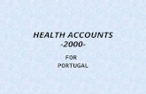 HEALTH ACCOUNTS -2000- FOR PORTUGAL. Health Accounts for Portugal - 2000 Project “Health Accounts for Portugal” was carried out for the year 2000 to answer.