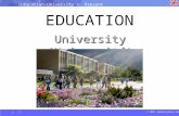 1 © 2011 wheresjenny.com Education–University + Present Perfect Tense EDUCATION University (Université) 1.