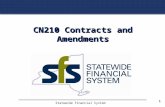 Statewide Financial System 1 CN210 Contracts and Amendments.