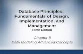Chapter 8 Data Modeling Advanced Concepts Database Principles: Fundamentals of Design, Implementation, and Management Tenth Edition.