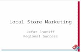 Local Store Marketing Jafar Shariff Regional Success.