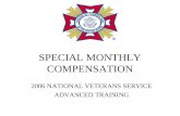 SPECIAL MONTHLY COMPENSATION 2006 NATIONAL VETERANS SERVICE ADVANCED TRAINING.