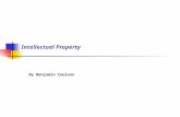 Intellectual Property By Benjamin Coulson. IP 2 R. Hornsey What is Intellectual Property? Real property is tangible but not movable (e.g., buildings,