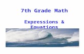 7th Grade Math Expressions & Equations. Setting the PowerPoint View Use Normal View for the Interactive Elements To use the interactive elements in this.