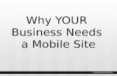 Why YOUR Business Needs a Mobile Site © Copyright BiznessWeb 2013.