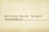 After completing this lesson, you should be able to do the following: List the capabilities of MySQL SELECT statements Execute a basic SELECT statement.