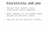 Electricity and you Recall that nerves carry electrical nerve impulses What happens to our bodies when we get an electric shock How can we use electric.