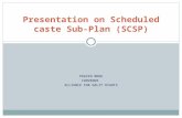 PRAVIN MORE CONVENER ALLIANCE FOR DALIT RIGHTS Presentation on Scheduled caste Sub- Plan (SCSP)