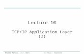 ICT 6621 : Advanced NetworkingKhaled Mahbub, IICT, BUET, 2008 Lecture 10 TCP/IP Application Layer (2)