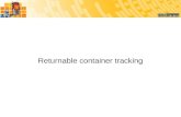 Returnable container tracking. RFID CASE STUDY: Japan Airlines.