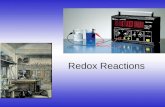 Redox Reactions Electron Transfer Reactions Electron transfer reactions are oxidation- reduction or redox reactions. Results in the generation of an.