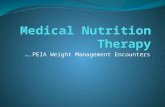 ….PEIA Weight Management Encounters. MNT Encounters Scheduled RD/Client MNT encounters: Initial encounter: 60 minutes, month 2 Follow up encounters: 60.
