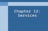 Chapter 12: Services. Consumer Services Provides services to individual consumers who desire them and can pay for them.