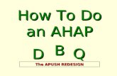 How To Do an AHAP DD BB QQ The APUSH REDESIGN A “Dazzling” D.B.Q. Is Like a Tasty Hamburger.