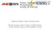 Centre for Vision, Speech & Signal Processing University of Surrey Adrian Hilton, John Collomosse Peng Huang, Dan Casas, Ed Brookes, Chris Budd, Marco.