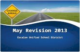 May Revision 2013 Escalon Unified School District