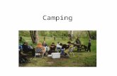 Camping. All kinds of ways to camp Primitive Tents and some services Tents or a camper and full services Recreational vehicle.