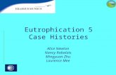 Eutrophication 5 Case Histories Alice Newton Nancy Rabalais Mingyuan Zhu Laurence Mee.