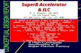 SuperB Accelerator & ILC SuperB Accelerator & ILC M. E. Biagini, LNF-INFN for the SuperB Team ILC GDE visit, LNF, Jan. 22 th 2008 D. Alesini, M. E. Biagini,