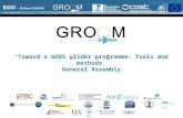 “Toward a GOOS glider programme: Tools and methods” General Assembly.
