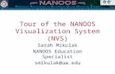 Tour of the NANOOS Visualization System (NVS) Sarah Mikulak NANOOS Education Specialist smikulak@uw.edu.