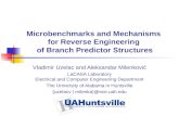 Microbenchmarks and Mechanisms for Reverse Engineering of Branch Predictor Structures Vladimir Uzelac and Aleksandar Milenković LaCASA Laboratory Electrical.
