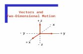 Vectors and Two-Dimensional Motion. 3-01 Vectors and Their Properties 3-02 Components of a Vector 3-04 Motion in Two Dimensions Vectors & Two-Dimensional.
