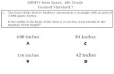 ARMT+ Item Specs, 6th Grade Content Standard 7. ARMT+ Item Specs, 6th Grade Content Standard 7.