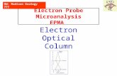 Electron Probe Microanalysis EPMA Electron Optical Column UW- Madison Geology 777.