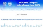 UN/CEFACT Projects in Confluence (new ODP) New+Projects User Guidelines : Guidelines.