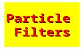 Particle Filters. Application Examples Robot localization Robot mapping Visual Tracking –e.g. human motion (body parts) Prediction of (financial)