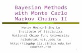 1 Bayesian Methods with Monte Carlo Markov Chains II Henry Horng-Shing Lu Institute of Statistics National Chiao Tung University hslu@stat.nctu.edu.tw.