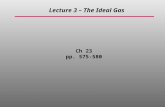 Ch 23 pp. 575-580 Lecture 3 – The Ideal Gas. What is temperature?