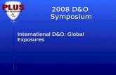 2008 D&O Symposium Symposium International D&O: Global Exposures.
