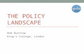 THE POLICY LANDSCAPE Bob Burstow King’s College, London.
