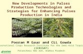 New Developments in Pulses Production Technologies and Strategies for Enhancing Pulses Production in India Pooran M Gaur and CLL Gowda International Crops.