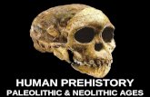 HUMAN PREHISTORY PALEOLITHIC & NEOLITHIC AGES. Origins of Early Man.