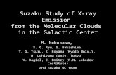 Suzaku Study of X-ray Emission from the Molecular Clouds in the Galactic Center M. Nobukawa, S. G. Ryu, S. Nakashima, T. G. Tsuru, K. Koyama (Kyoto Univ.),