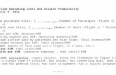 Homework: Airline Operating Costs and Airline Productivity Rui Neiva, April 9, 2012 Definitions: RPM: revenue passenger miles; ∑ i = 1 to All Flights (Number.
