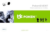 PokenEVENT Poken explained on 3 slides. poken.com 1.