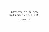 Growth of a New Nation(1783-1860) Chapter 4. Land Acquisitions and Explorations After the Revolutionary War, the newly formed United States began expanding.