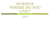 SCIENCE WHERE DO YOU LIVE? LH 3. BAKERYPHARMACY GROCERY SHOP PARK.