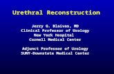 Urethral Reconstruction Jerry G. Blaivas, MD Clinical Professor of Urology New York Hospital Cornell Medical Center Adjunct Professor of Urology SUNY-Downstate.