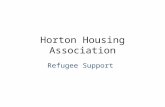 Horton Housing Association Refugee Support. Horton’s partnership with Bevan Healthcare  Horton have had services co-located with Bevan Healthcare since.
