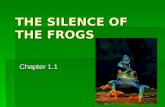THE SILENCE OF THE FROGS Chapter 1.1. OmnivoreCarnivoreHerbivoreDetritusProducerConsumerDecomposer Food chain.