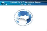 State of the N.C. Workforce Report 2011 - 2020 1.