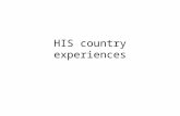HIS country experiences. Overview Cuba Botswana Tajikistan Sierra Leone West Africa Others… Evolution of the international HIS scene, and HISP.