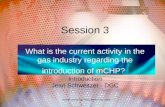 MCHP workshop Paris 29-30 may 2008 Session 3 What is the current activity in the gas industry regarding the introduction of mCHP? Introduction Jean Schweitzer.