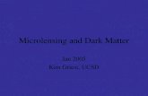 Microlensing and Dark Matter Jan 2005 Kim Griest, UCSD.