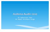 Dr Sebastian Yuen Dr Gopal Krishana Singh.  BTS started paediatric asthma audit in 1998  Information collected  Walsall Manor data This Year (2010)Last.